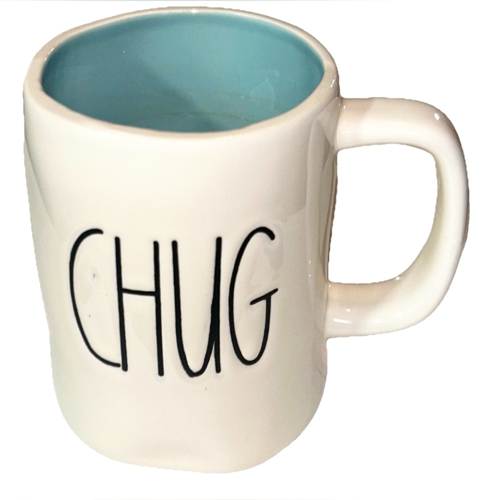 Rae Dunn White Mug- Chug